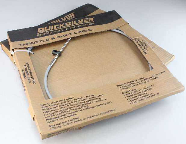 8M0082541 Quicksilver Gen II Throttle & Control Cable Set of 2 18' NEW OLD STOCK