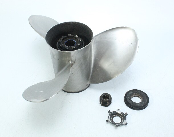 Mercury Quicksilver Trophy Stainless Steel 18P Propeller 6 MONTH HUB WARRANTY