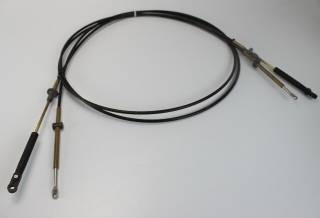 Teleflex Johnson Evinrude OMC Engine Throttle & Control - Cable Set of 2 -  8'