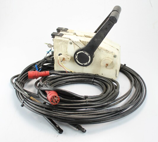 Johnson Evinrude OMC DOUBLE Side Mount Control Box 17' Harness 15' & 16' Cables