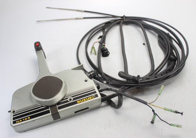 Suzuki Side Mount Control Box W/ Trim Switch 6' Harness 13' Cables KEY INCLUDED