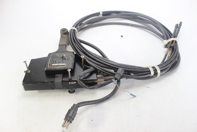 Mercury Quicksilver Side Mount Control Box With 12' Cables & 20' Harness W/ KEY