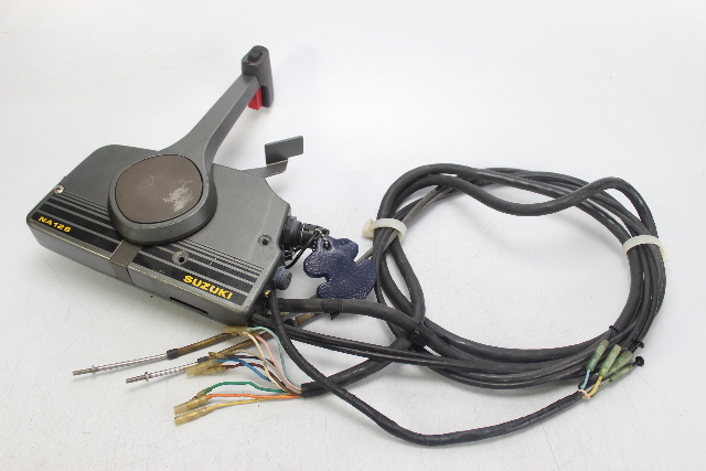 Suzuki Side Mount Control Box & Trim Switch 5' Harness 10' Cables INCLUDES KEY