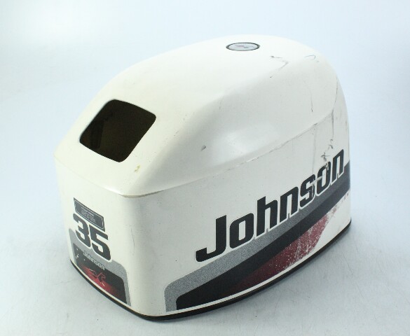 Johnson Evinrude Rope Start Top Cowling Hood Engine Cover 35 HP FRESHWATER