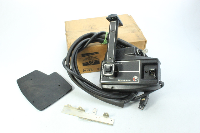 Quicksilver Mercury Side Mount Control Box W/ 15' Harness ✨ KEY INCLUDED ✨