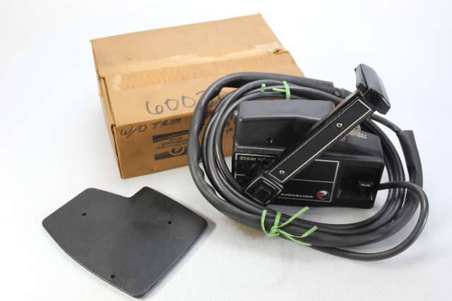 NEW OEM Quicksilver Mercury Side Mount Control Box W/ 15' Harness KEY INCLUDED