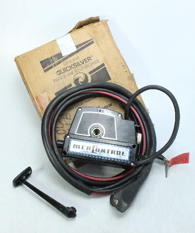 NEW✨OLD STOCK MerControl Mercury Side Mount Control Box W/2 Keys & 15' Harness