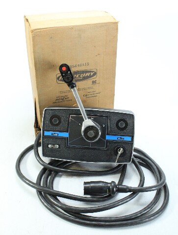 OEM Mercury 1750 Model Side Mount Control Box W/ KEY 15' Cable NEW OLD STOCK!