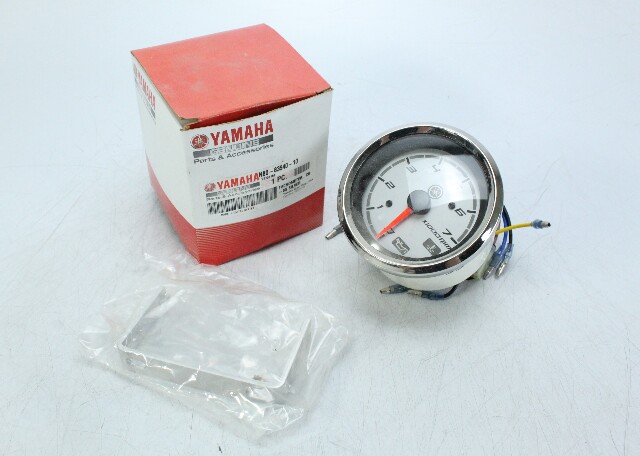 NEW✨OLD STOCK! OEM Yamaha CB - CS Analog Tachometer Silver 8 Wire W/Hardware