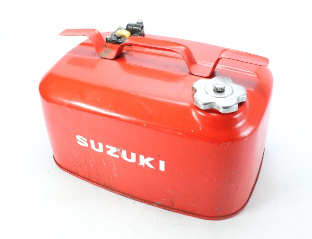 Vintage Suzuki Metal Outboard Portable Fuel Gas Tank 6 Gallon