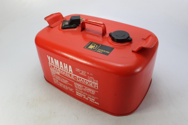 Vintage Yamaha Metal Outboard Portable Fuel Gas Tank 6.3 Gallon