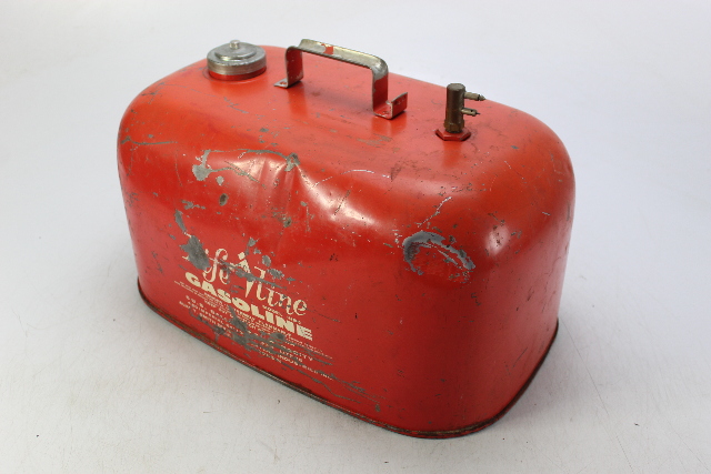 Vintage Lifeline Metal Outboard Fuel Tank 6 Gallon
