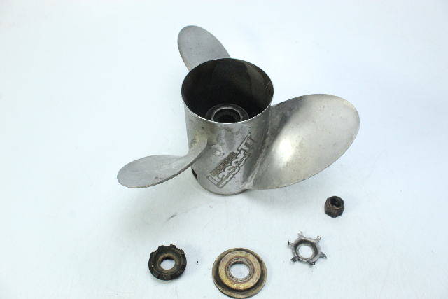 Mercury Laser II 14-1/4 x 23 SS Propeller RH  40 50 60 65 70 75 80 85 90 + HP