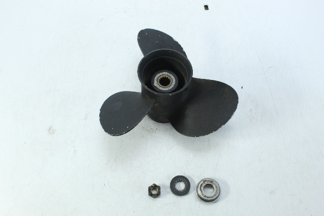 OEM Johnson Evinrude 10-1/2 x 12  Propeller 15 20 25+ HP 6 MTH HUB WTY