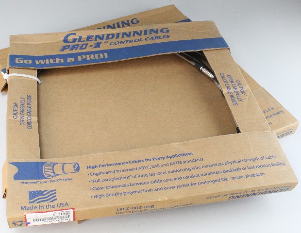 A7100/14 Glendinning Pro-X Throttle and control Cable Set of 2 14' NEW OLD STOCK