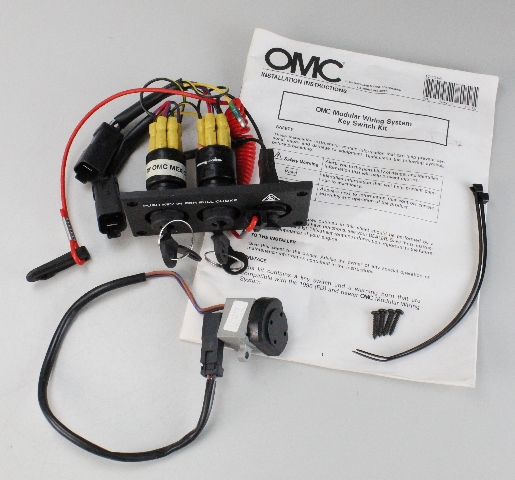 176410 OMC Johnson Evinrude 1996 & UP  Modular Wiring System Key Switch Kit NEW!