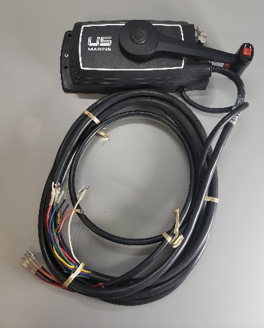 Force Chrysler US Marine Side Mount Control Box W/ 15-1/2' Harness NEW OLD STOCK