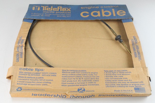 CC17008 Teleflex 400 Control Cable 8' NEW OLD STOCK
