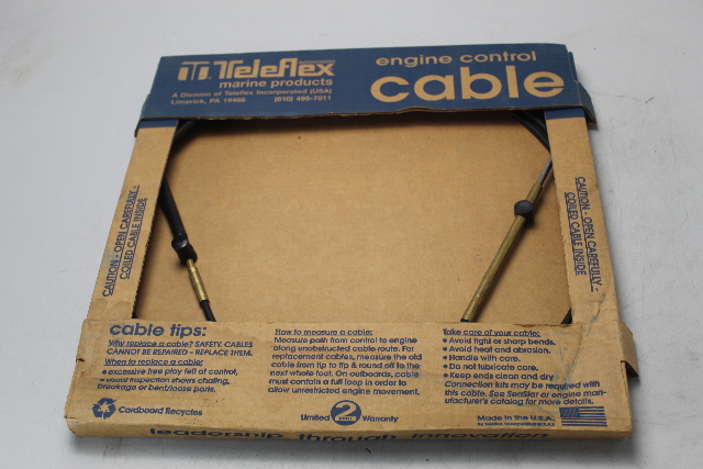 CC17911 Teleflex 600A Control Cable 11' NEW OLD STOCK