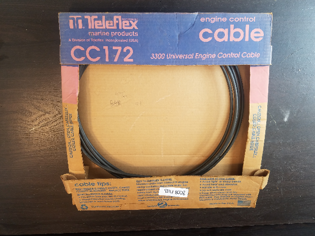 CC17222 Teleflex Control Cable 22' 3300 Universal Engine