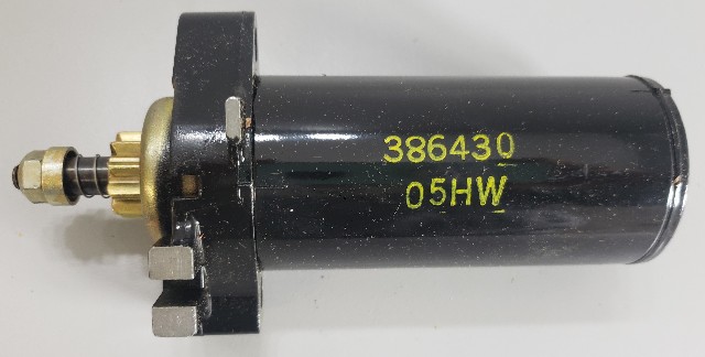 386430 0386430 Johnson Evinrude 1974-1992 Starter 9.9 15 HP OEM NEW OLD STOCK