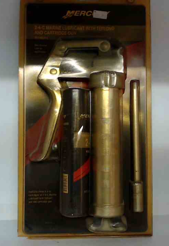 2-4-C Marine Lubricant With Teflon and Cartridge Gun