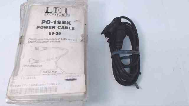 PC-19BK 99-39 LEI Lowrance Eagle Sea Power Cable LMS-160 & Eagle, UltraMap NEW!