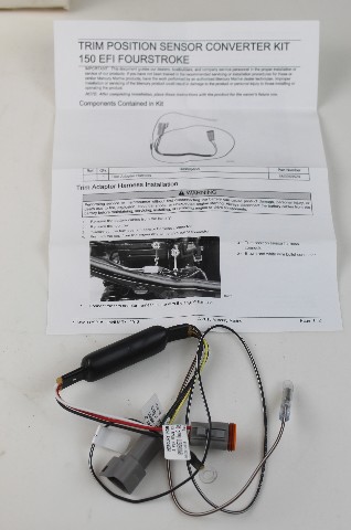 8M0059529 Mercury 2011 Trim Sender Sensor Converter Kit 150 HP 4 stroke NEW OEM!