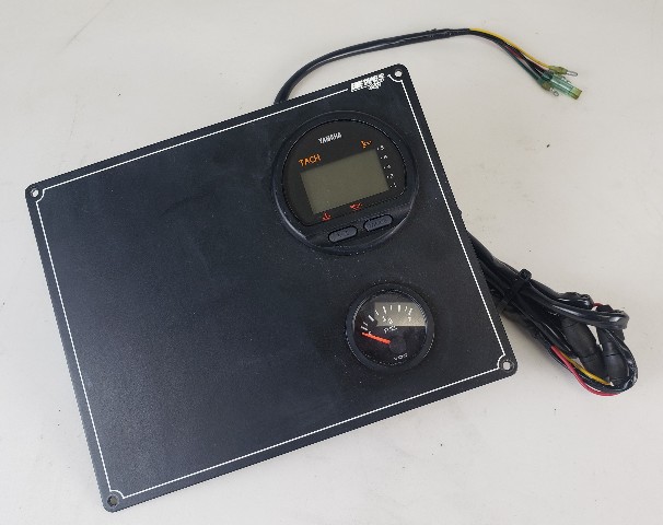 6Y5-8350T-D0-00 Yamaha 2006 & UP Tachometer & Fuel Gauge Panel with w/Wires NEW!