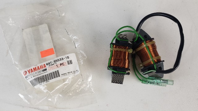 68T-85533-10-00 Yamaha 2001-05 Lighting Coil Assembly 8 9.9 HP 4 stroke NEW OEM!