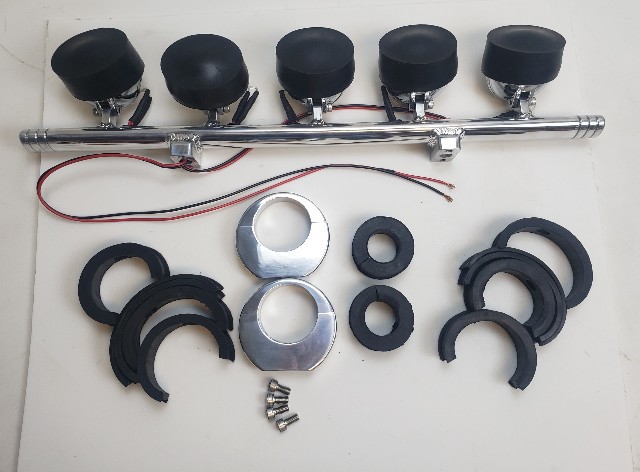 BT-5LITE225-PA Aerial Boat 5 Wakeboard Tower Light Bar Kit NEW OLD STOCK!