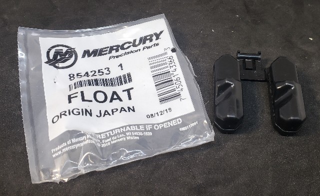 8542531 Mercury 2001-06 Quicksilver Carburetor Float 25 30 40 50 60 HP 4S NEW!