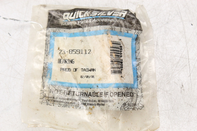 23-859112 Mercury Quicksilver Bearing OEM