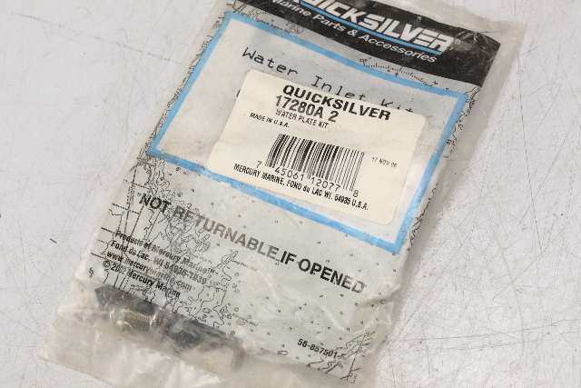17280A2 Mercury Quicksilver Inlet Plate Kit