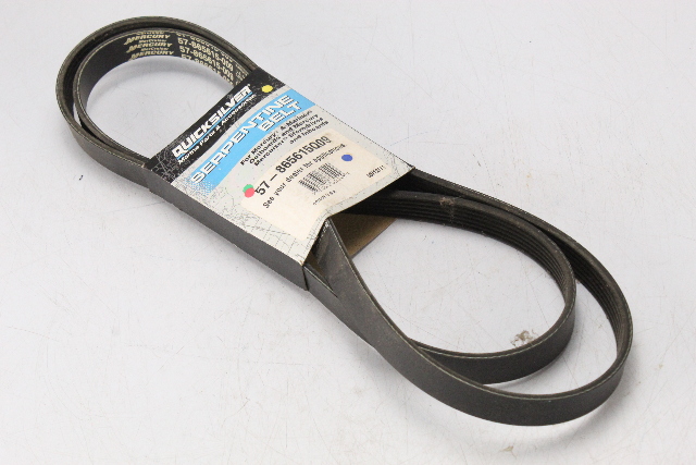57-865615Q09 Mercury Mercruiser 1998 Serpentine Belt 4.3 5.0 5.7 6.2L NEW
