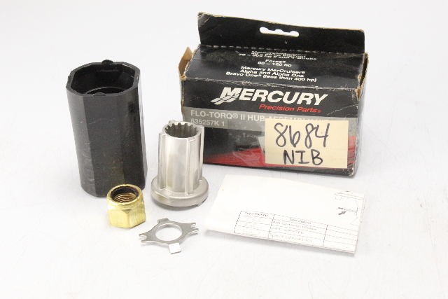 835257K1 Mercury Quicksilver Flo-Torq II Hub Assembly Kit New Old Stock