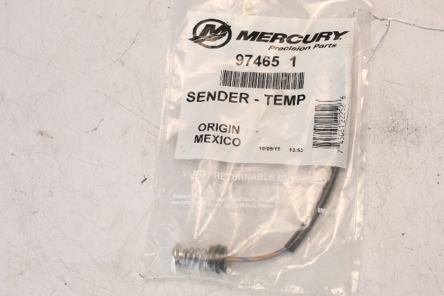 97465 1 Mercury Starboard Temperature Sender 135 140 150 + HP OEM NEW OLD STOCK
