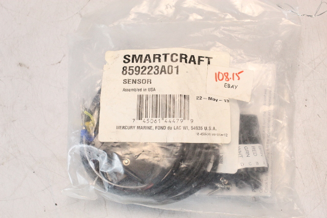 859223A01 Mercury SmartCraft 2000 Speed Temp Sensor 115 135 200 HP OEM NOS