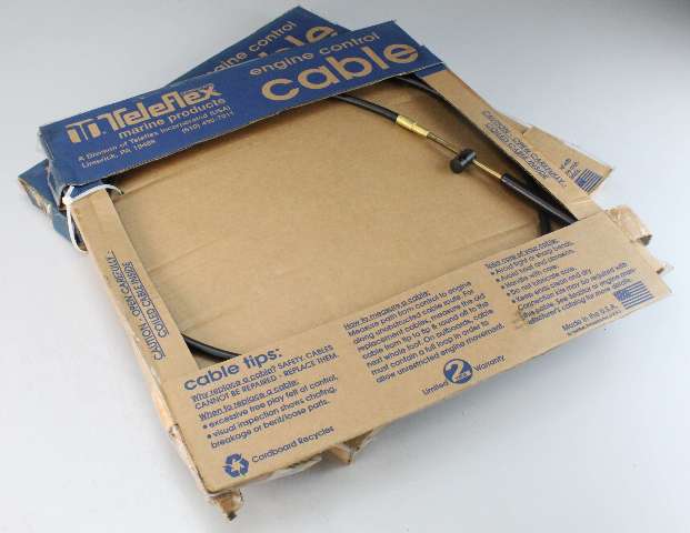 CCX17908 Teleflex Gen I Throttle & Control Cable Set of 2 8' Equivalent to CC63508 NOS