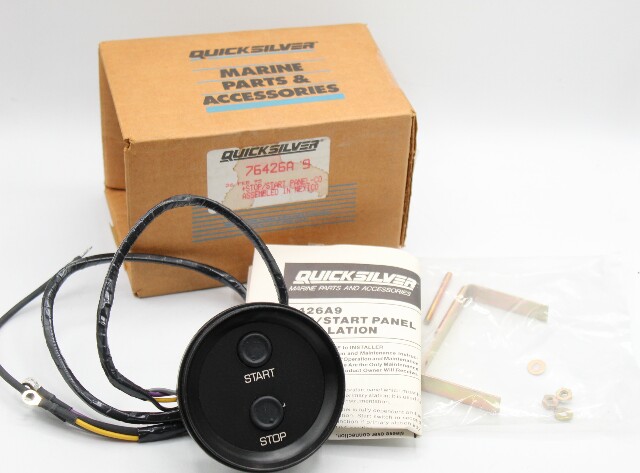 New In Box Mercury Quicksilver Stop/Start Panel OEM