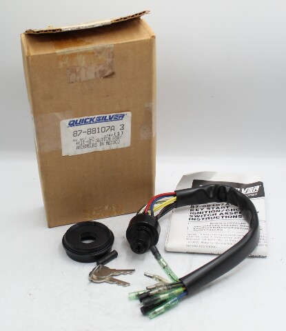NEW Old Stock OEM Mercury Quicksilver Ignition Switch Assembly w/ Keys