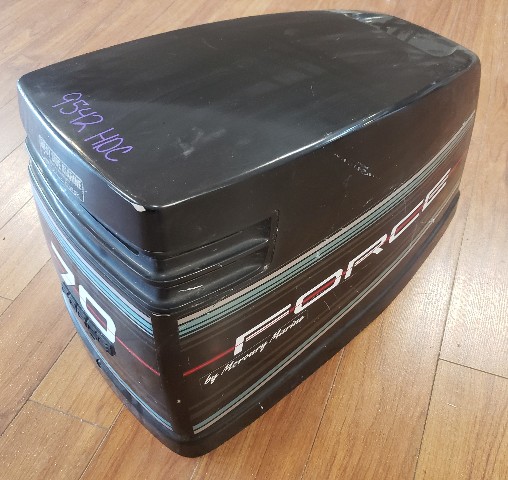 819046A5 Force 1991-1997 Hood Top Cowling Hood Engine Cover 70 75 HP 3 Cylinder