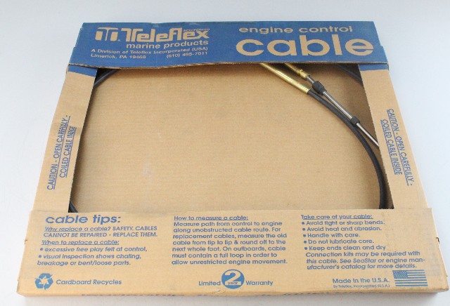 CC21010 Teleflex 630 Control Cable 10' NEW OLD STOCK