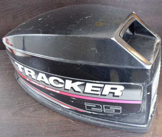 9163T19 Mercury Mariner 1988-06 Tracker Top Cowl Hood Cover 15 20 25 HP 2 Stroke