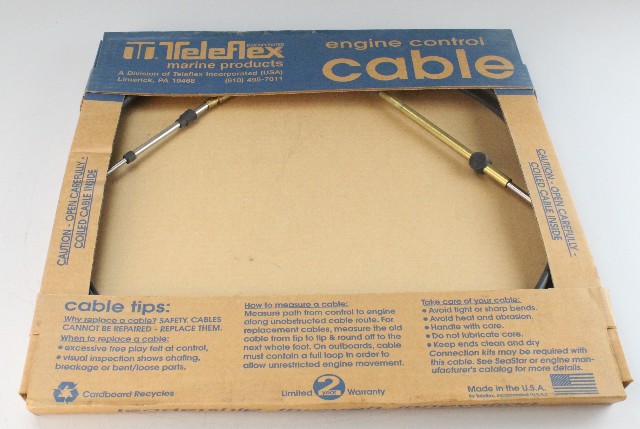 CC21011 Teleflex 630 Control Cable 11' NEW OLD STOCK
