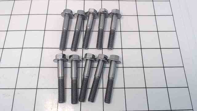 322323 Johnson Evinrude 1977-05 Set of 10 Cylinder Head Screws 9.9-300HP (Clean)