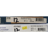 CC17912 Teleflex Seastar 600A Throttle & Control Cable set of 2 12' NEW OLD STOCK
