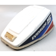 Johnson Evinrude Hood Top Cowl Engine Cover 15 HP