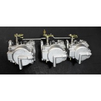 393196 393197 Johnson Evinrude 1983 Carburetor Set 70 75 HP 3 cylinder REBUILT!