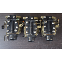 438274 438275 Johnson Evinrude 1996-01 Carburetors 25 35 HP 3 Cylinder REBUILT